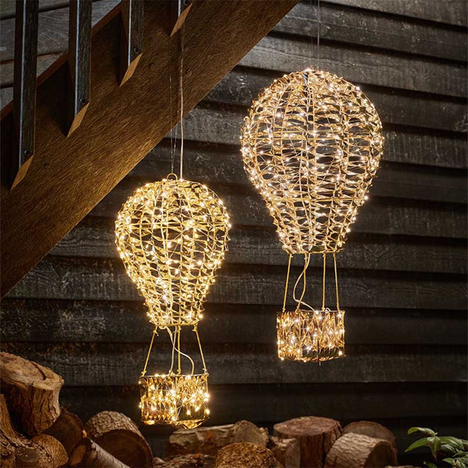 GoldTwist Christmas Hot Air Balloon
