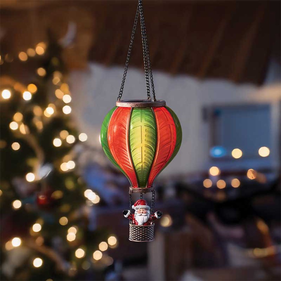 Christmas Decoration Santa Hot Air Balloon
