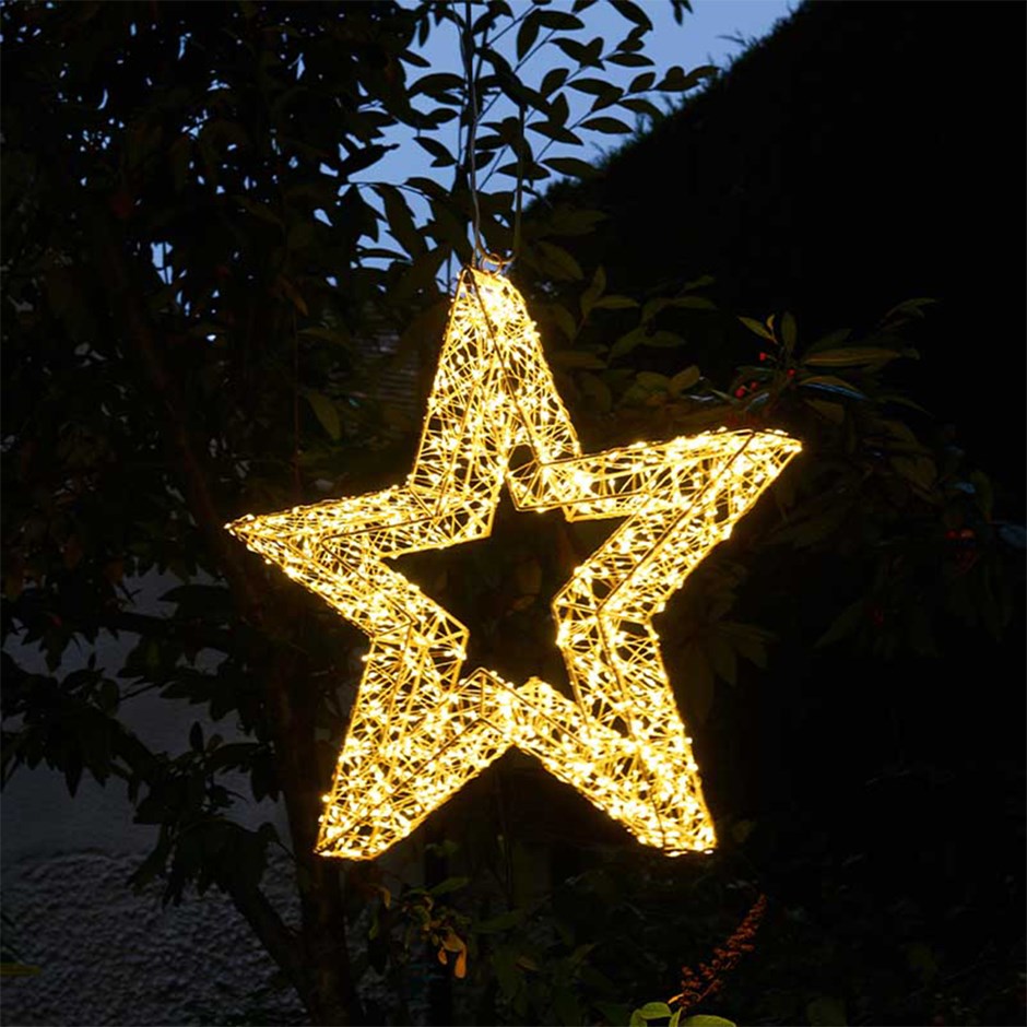 LED Warm White Galaxy Star Christmas Light