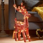 RedGold Braid WonderDeer Christmas Decoration 