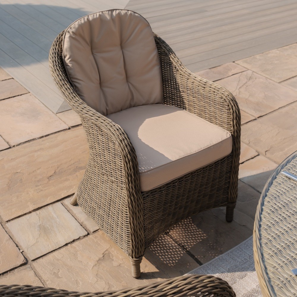 Winchester Oval Dining Set, Heritage Chairs & Lazy Susan| Rattan|8 Seater