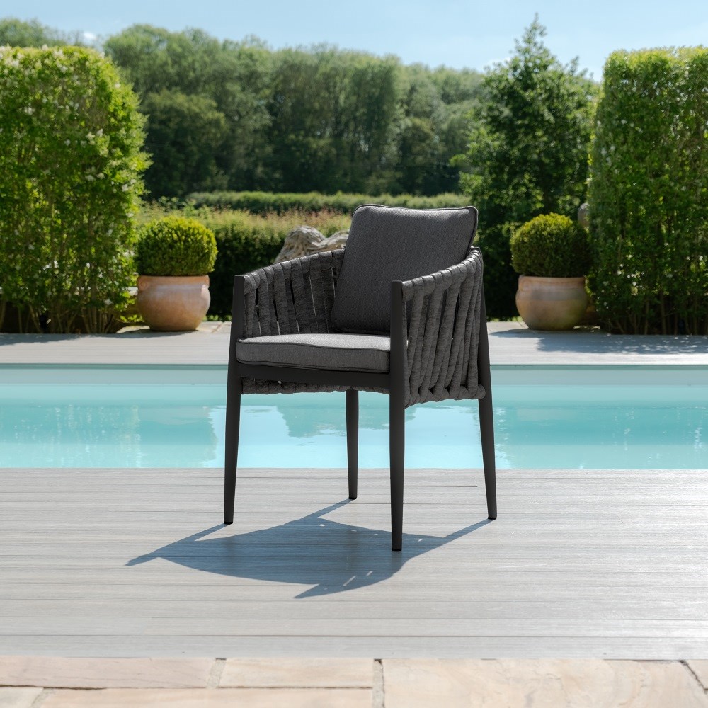 Milan 8 seat rectangular dining set | Rope Weave | 8 Seater