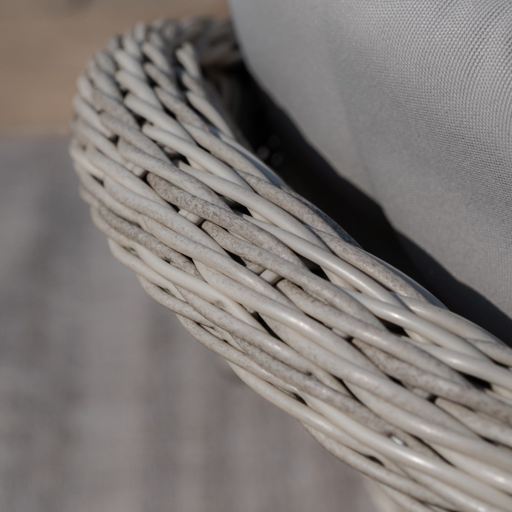 Oxford Round Dining Set, Heritage Chairs & Lazy Susan|Rattan 6 Seater