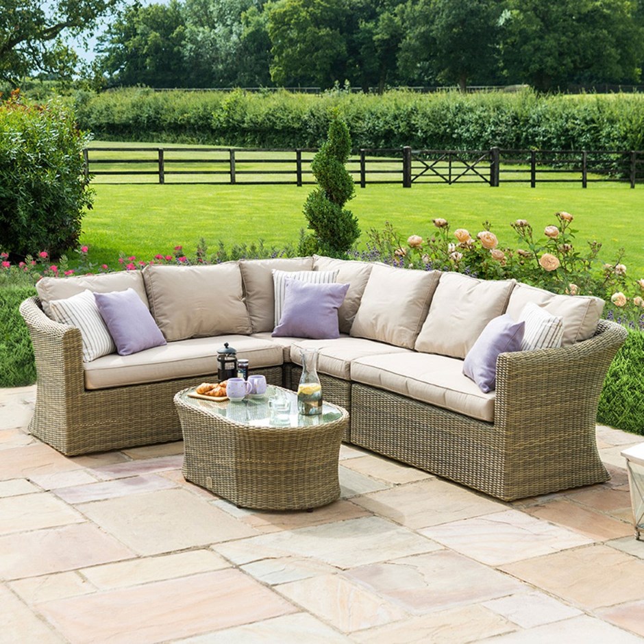 Winchester Large Corner Group | Rattan | 5 Seater