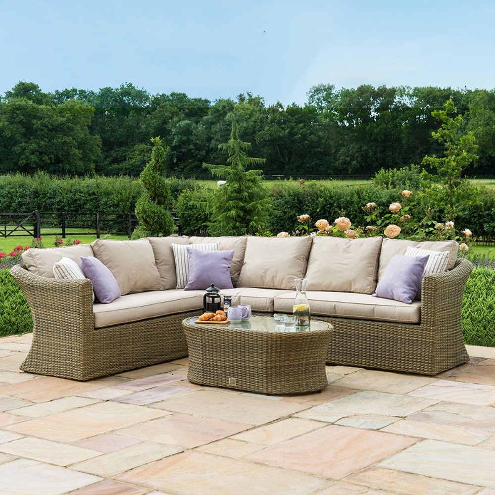 Winchester Large Corner Group | Rattan | 5 Seater
