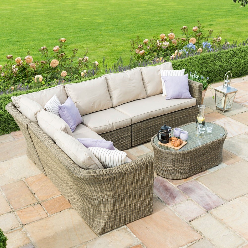 Winchester Large Corner Group | Rattan | 5 Seater
