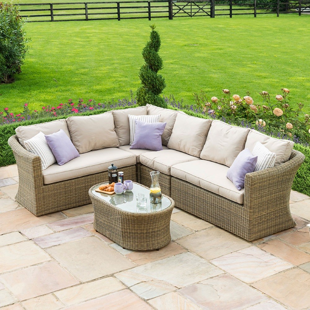 Winchester Large Corner Group | Rattan | 5 Seater