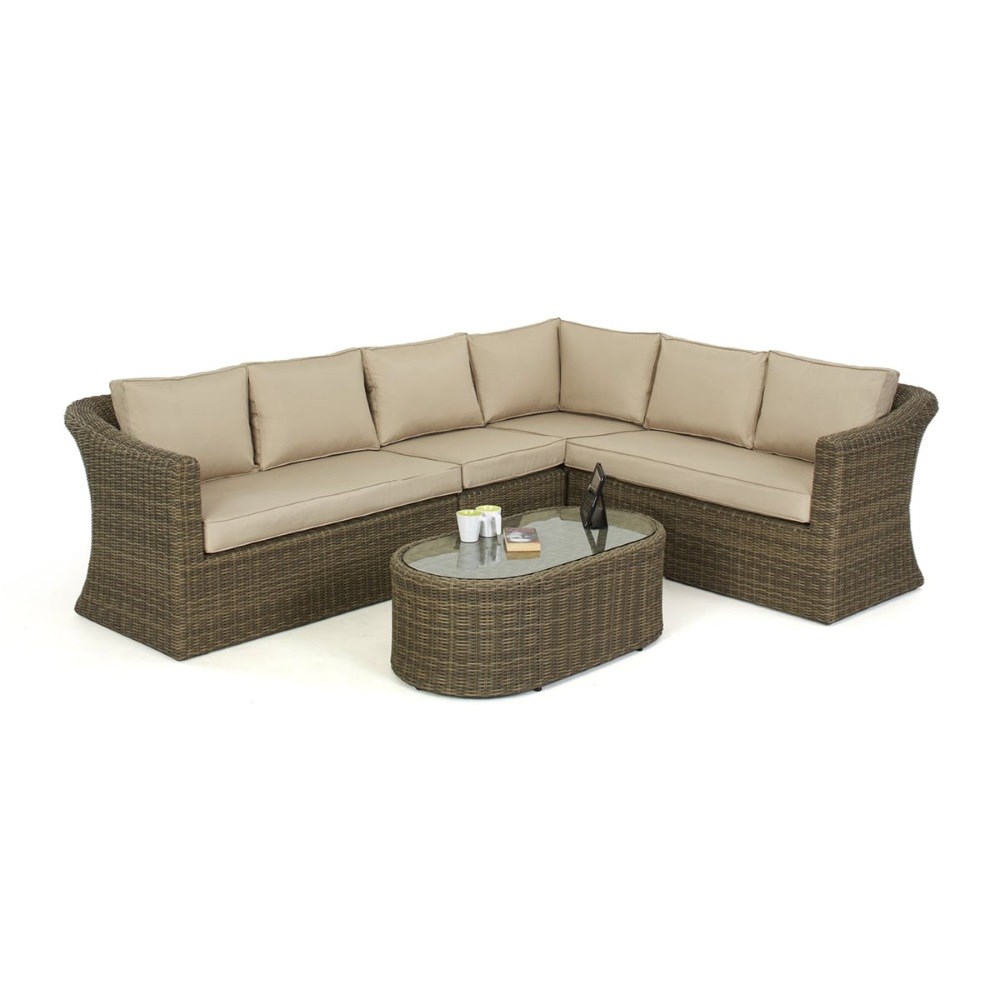 Winchester Large Corner Group | Rattan | 5 Seater