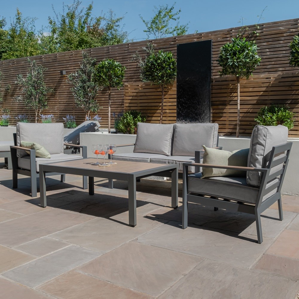 Vancouver 2 Seat Sofa Set | Aluminium | 4 Seater
