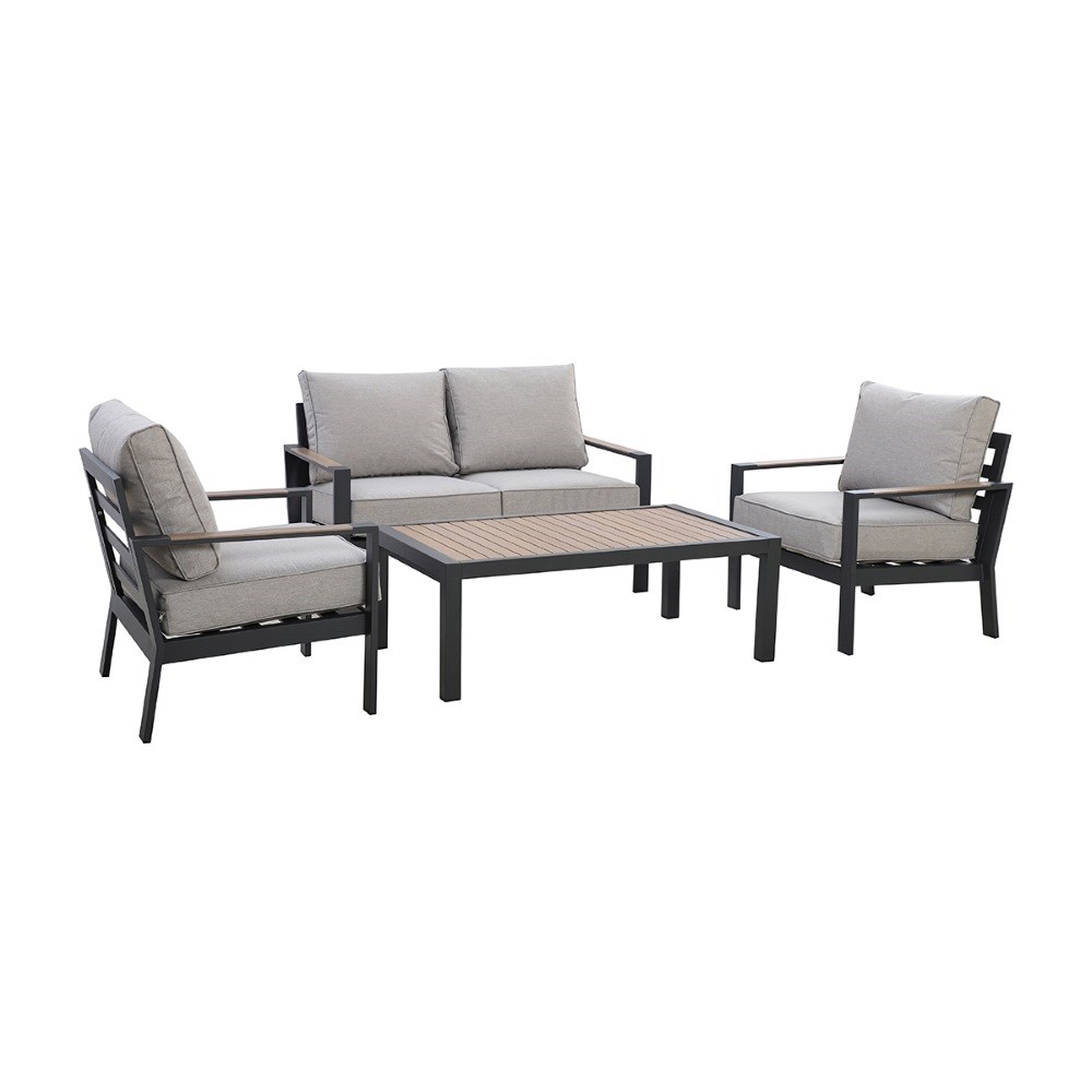 Vancouver 2 Seat Sofa Set | Aluminium | 4 Seater