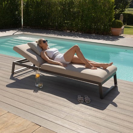 Allure Sunlounger | Aluminium | 1 Seater