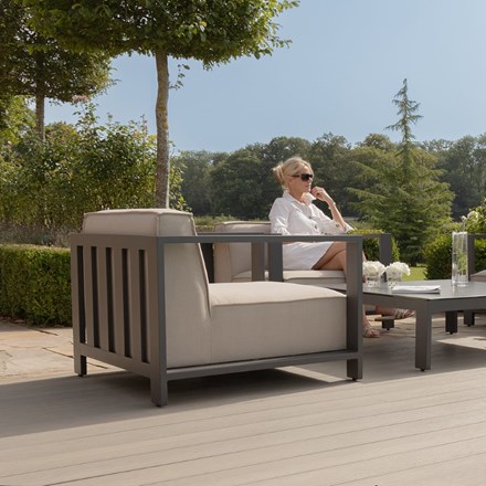 Ibiza Armchair | Aluminium | 1 Seater