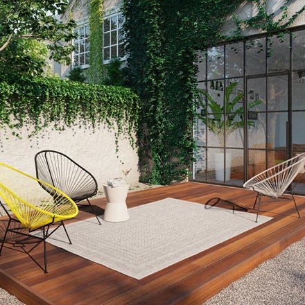 Alfresco Grey 160x230cm Outdoor Rug
