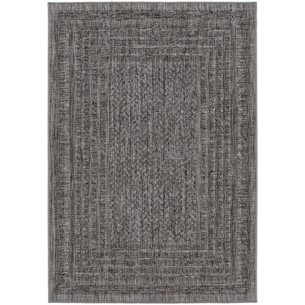 Alfresco Charcoal 160x230cm Indoor Outdoor Rug