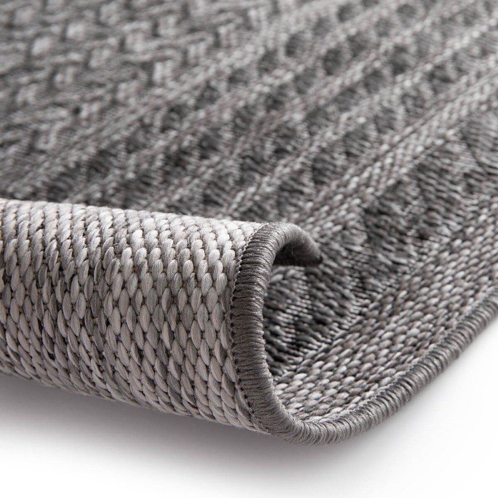 Alfresco Charcoal 160x230cm Indoor Outdoor Rug