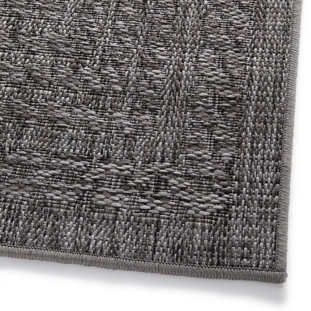Alfresco Charcoal 160x230cm Indoor Outdoor Rug