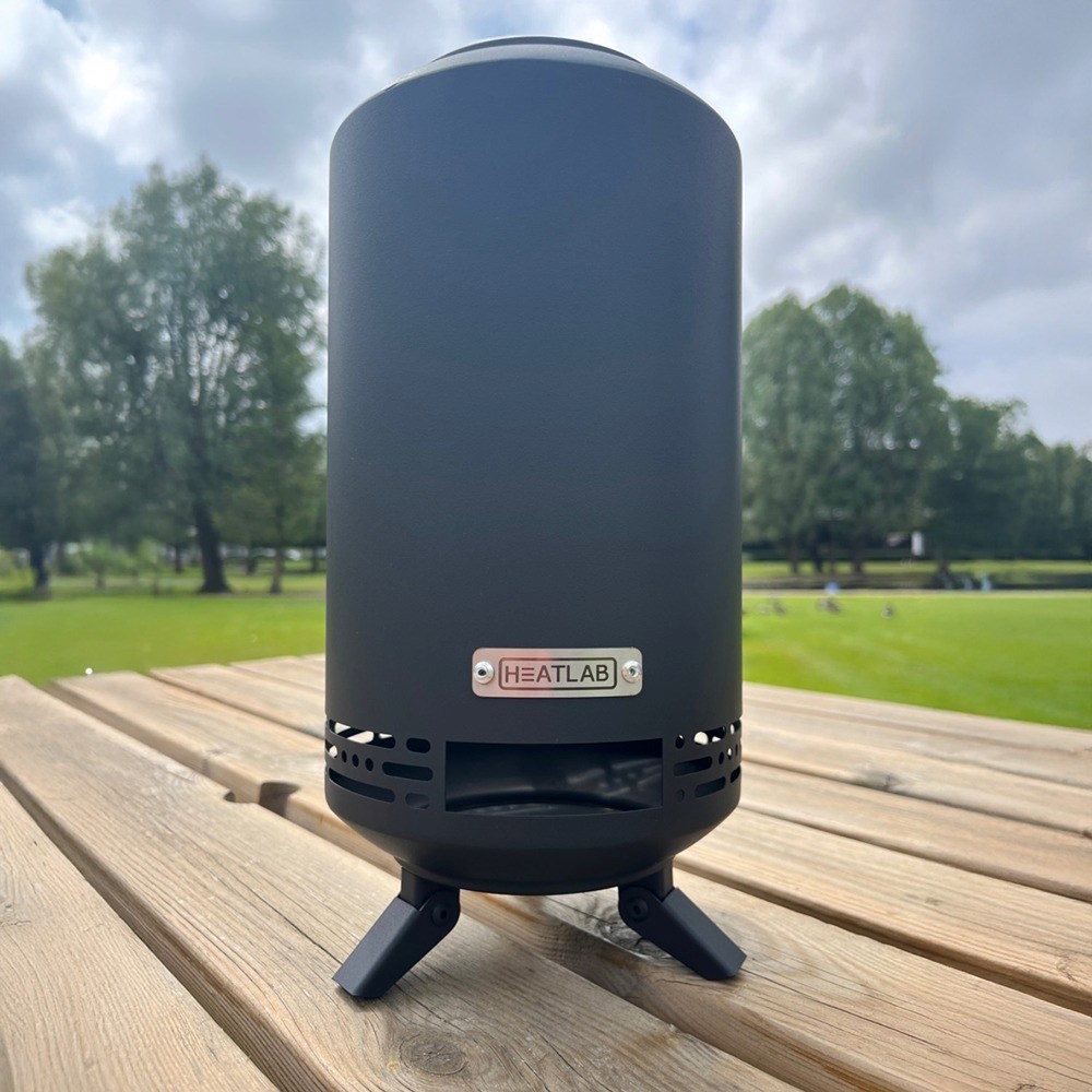 Smokeless Firepit Stove with Carrying Bag by Heatlab