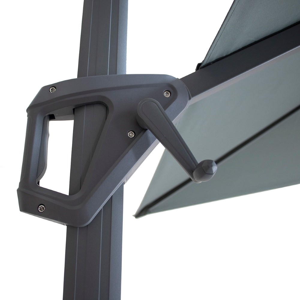 Helios 3m x 3m Square Rotating Cantilever Parasol