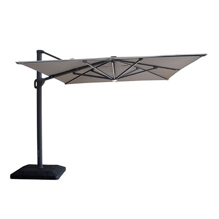 Aramis LED 3m x 4m Rectangular Rotating Cantilever Parasol