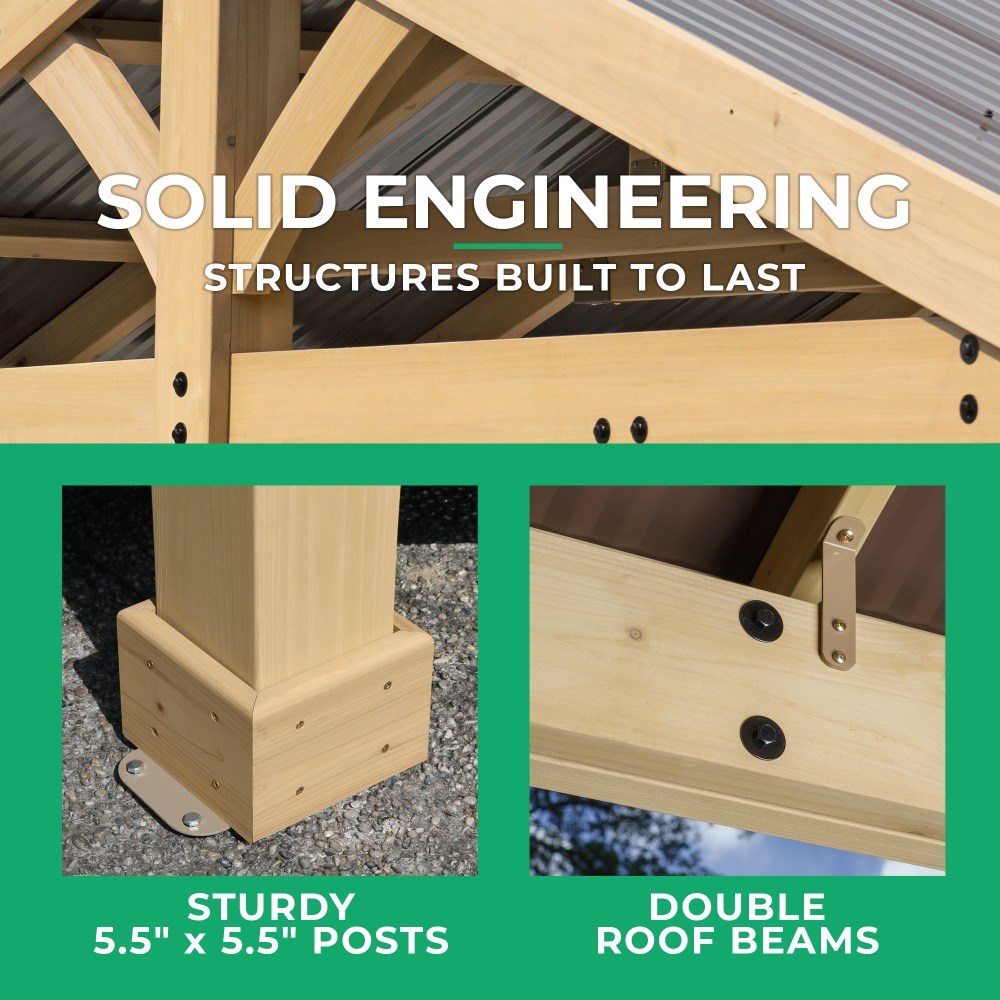 Meridian Pavilion | Cedar Wood | 10ft x 10ft