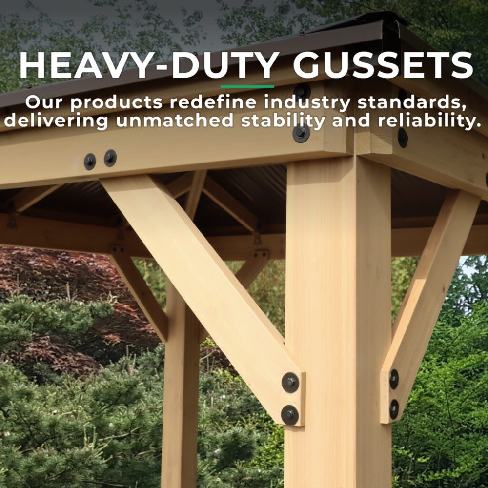 Meridian Pavilion | Cedar Wood | 10ft x 10ft