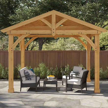Carolina Pavilion | Cedar Wood | 13ft x 11ft