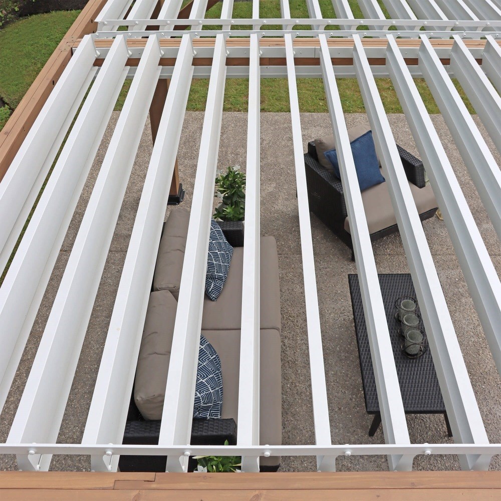 Meridian Louvered Room | Wood & Aluminium | 14ft x 12ft