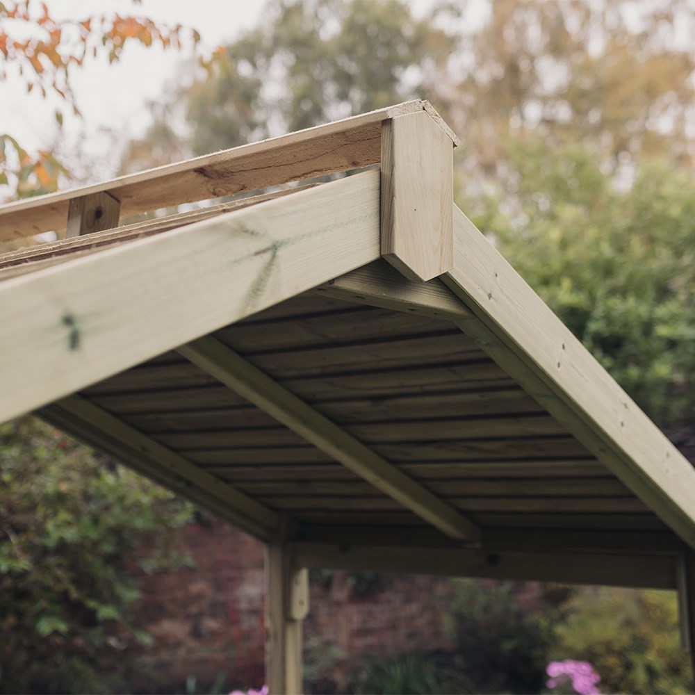 Valencia BBQ Redwood Shelter | H220cms