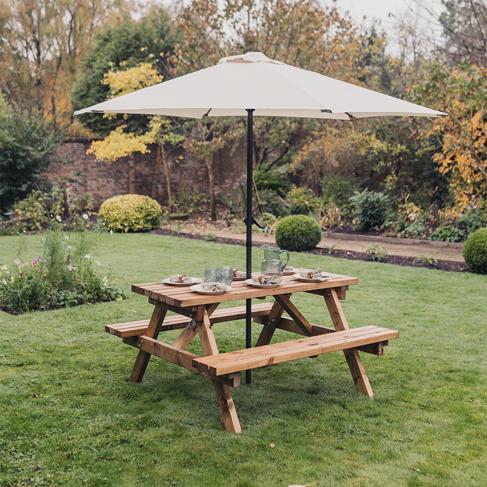 Valley Deluxe Redwood Picnic Table | L150cms