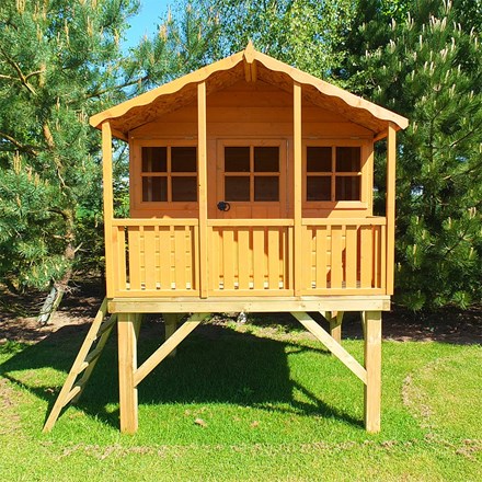 Wooden Stork Playhouse With Platform | 6ft x 4ft