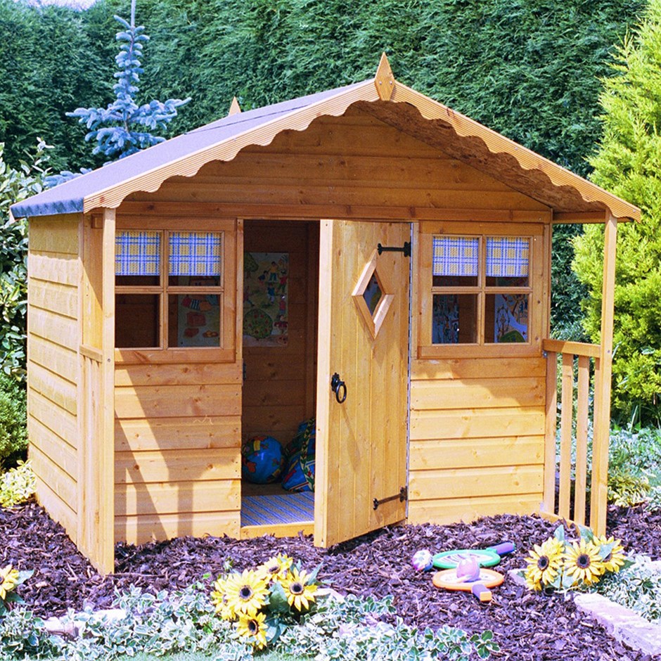 Wooden Cubby Playhouse | 6ft x 4ft