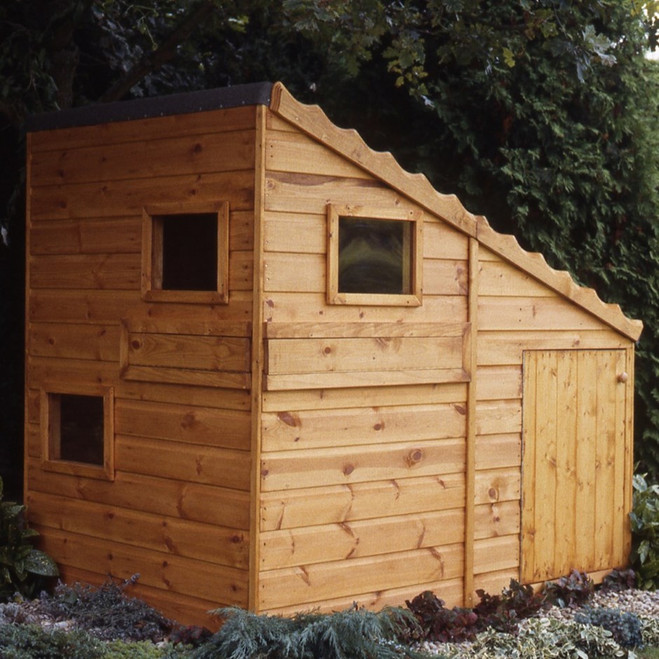 Wooden Command Post Playhouse | 6ft x 4ft