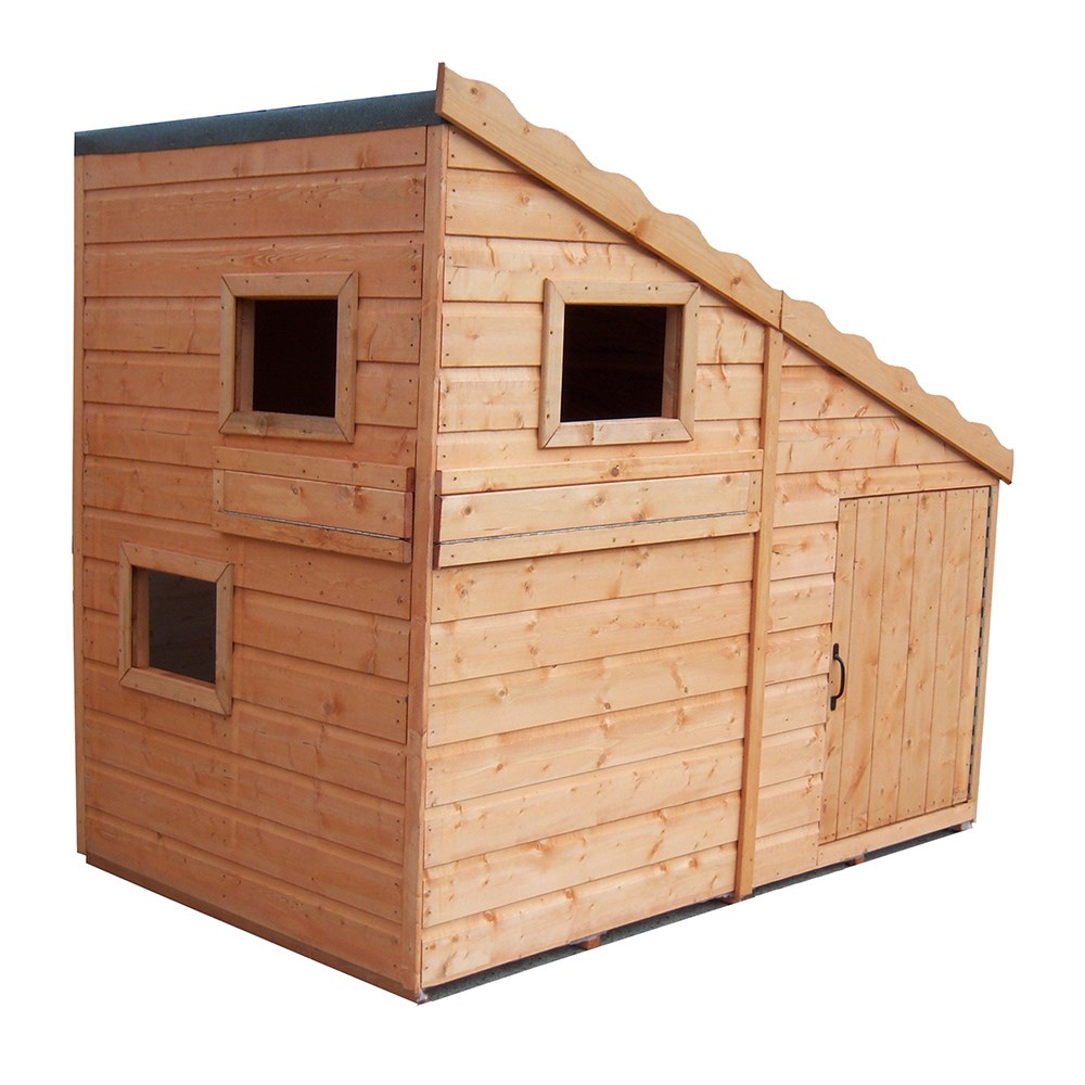 Wooden Command Post Playhouse | 6ft x 4ft
