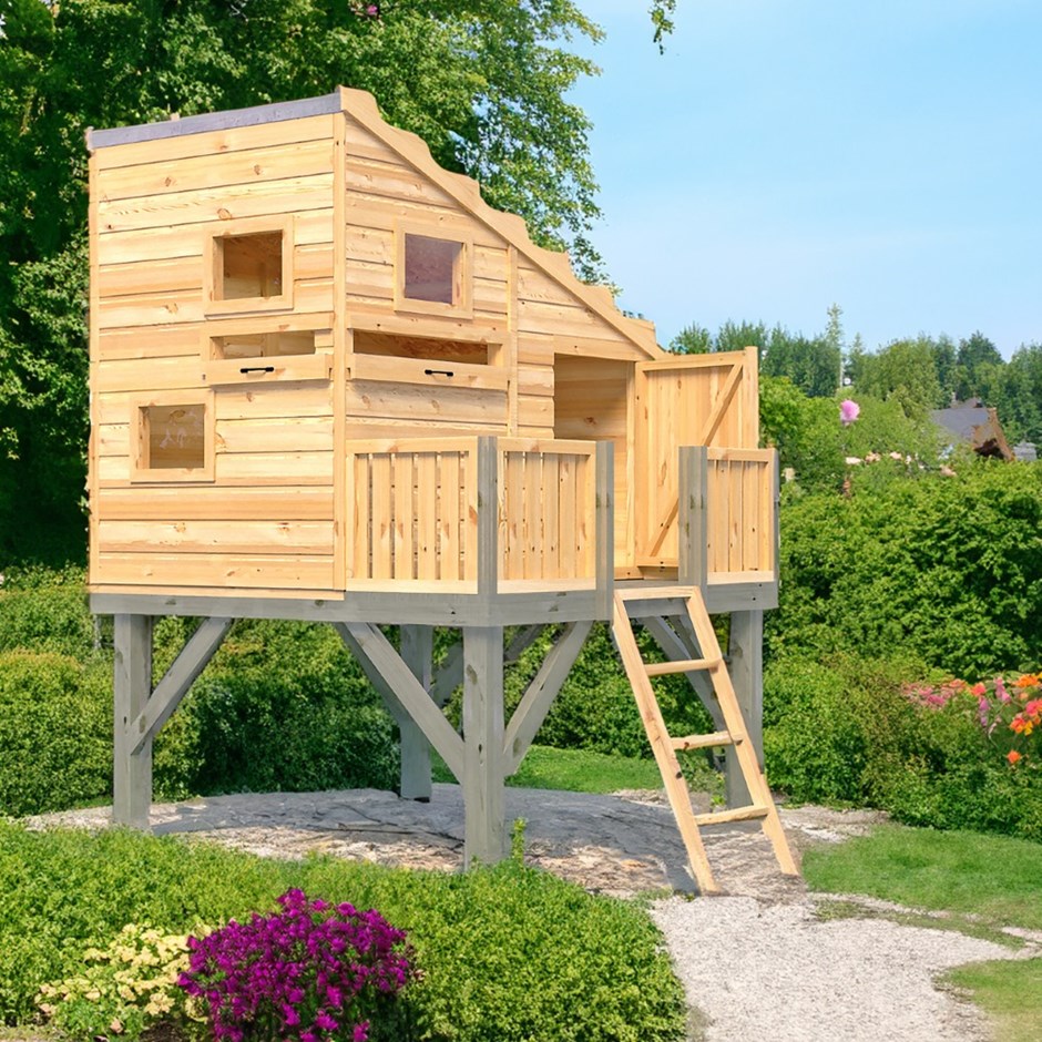 Wooden Command Post and Platform | 6ft x 4ft