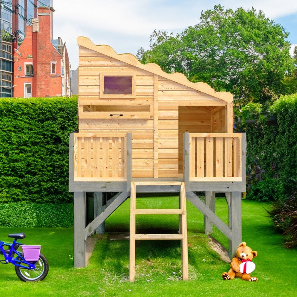 Wooden Command Post and Platform | 6ft x 4ft