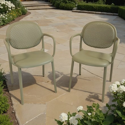 STINA Chair Avocado Green Pack of 2