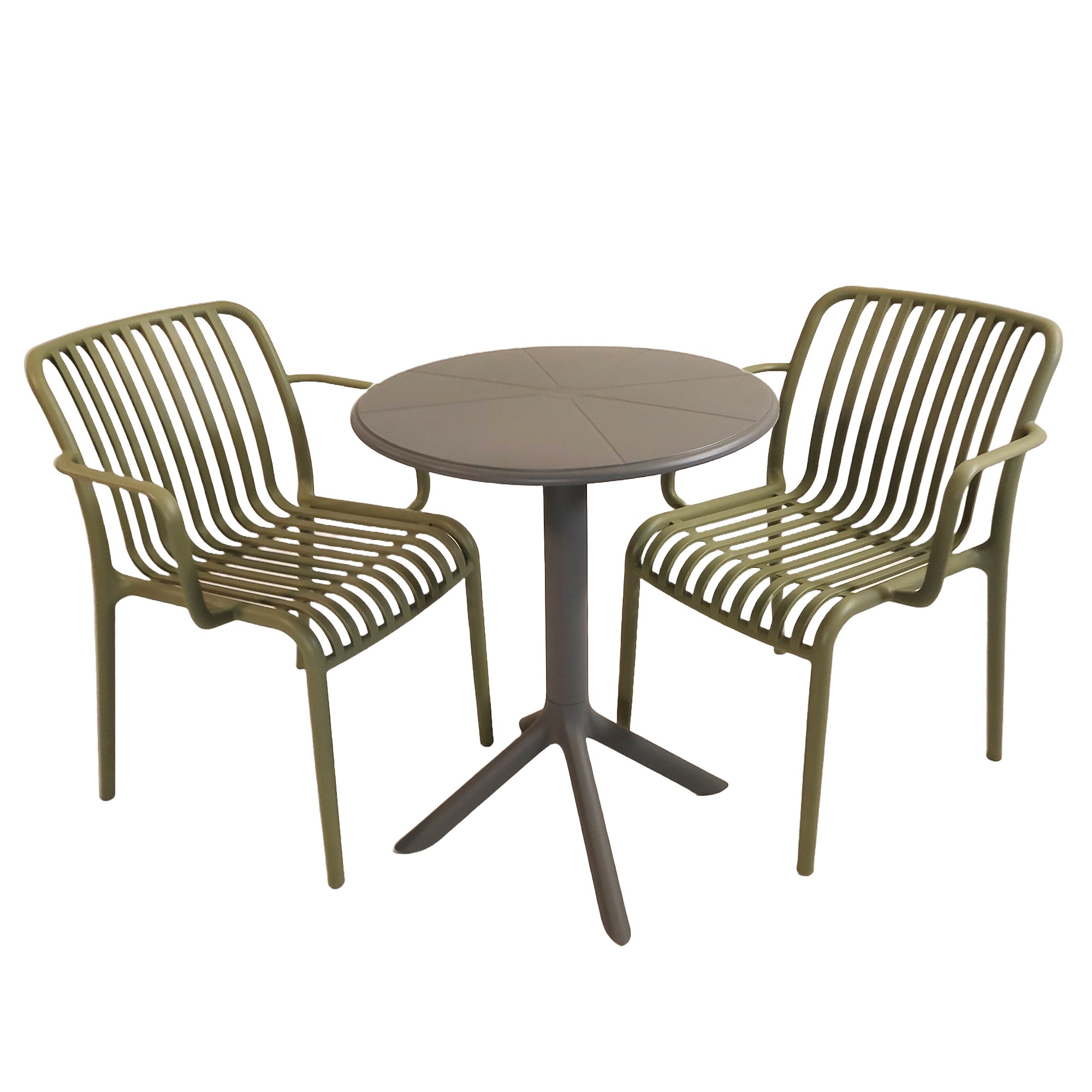 Anders Round Bistro Table With Alma Chairs Set