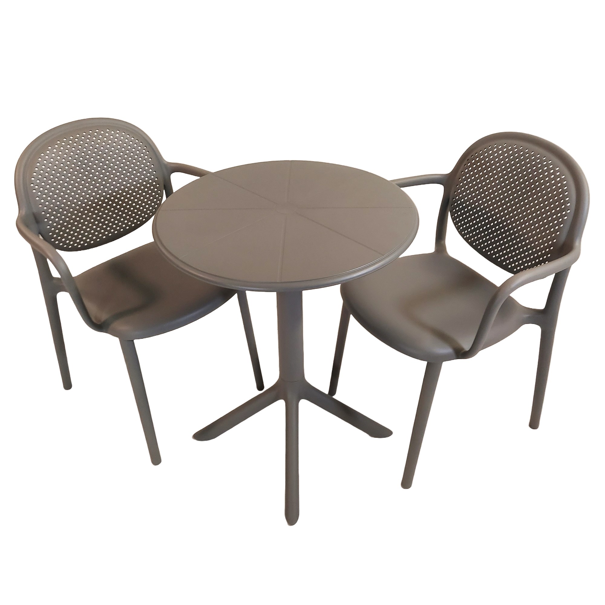 Anders Round Bistro Table With Stina Chairs Set