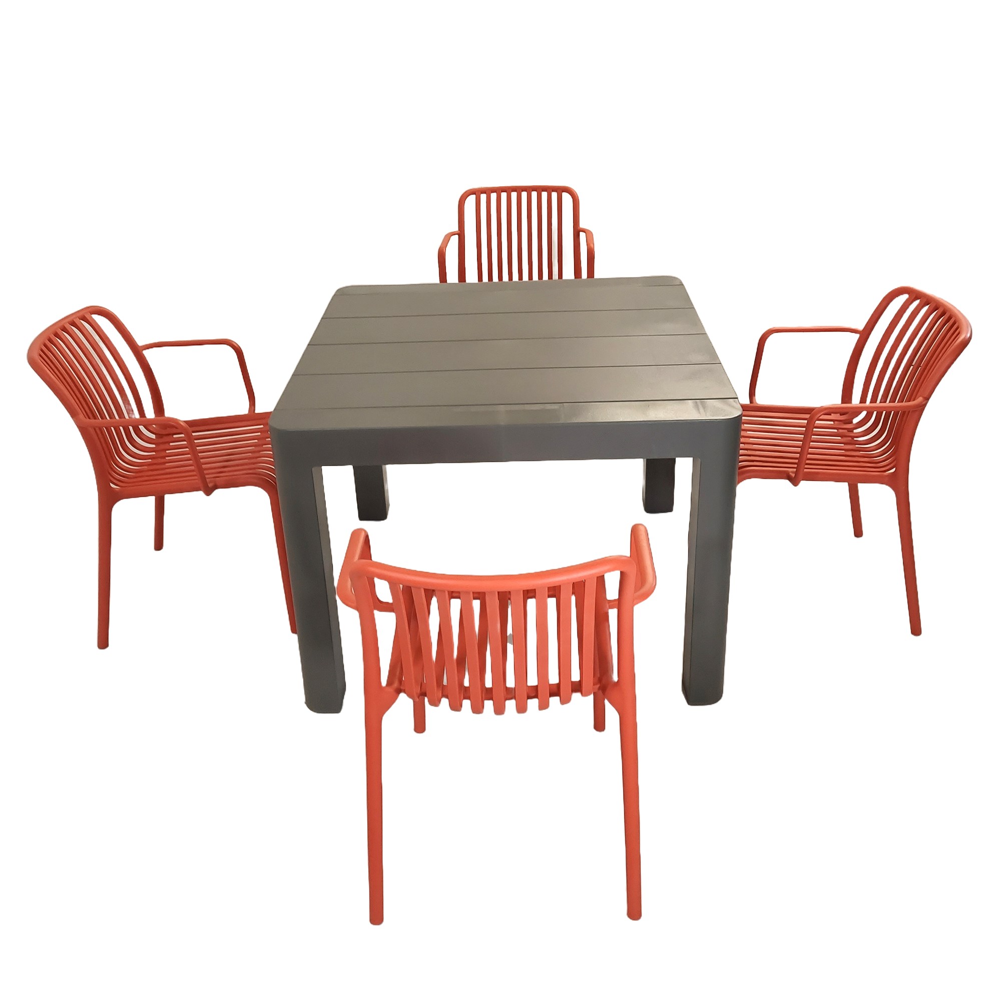 Henrik Square Dining Table With Alma Chairs Set