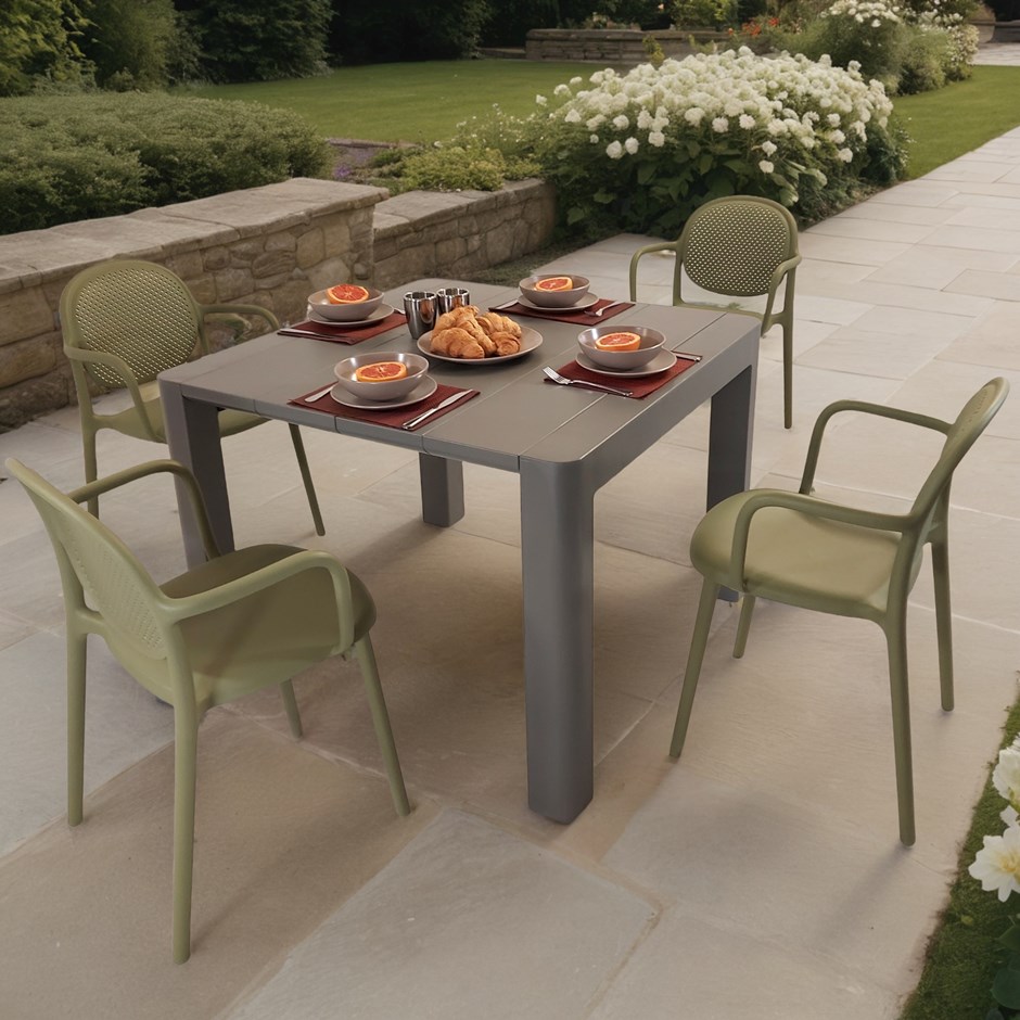 Henrik Square Dining Table With Stina Chairs Set