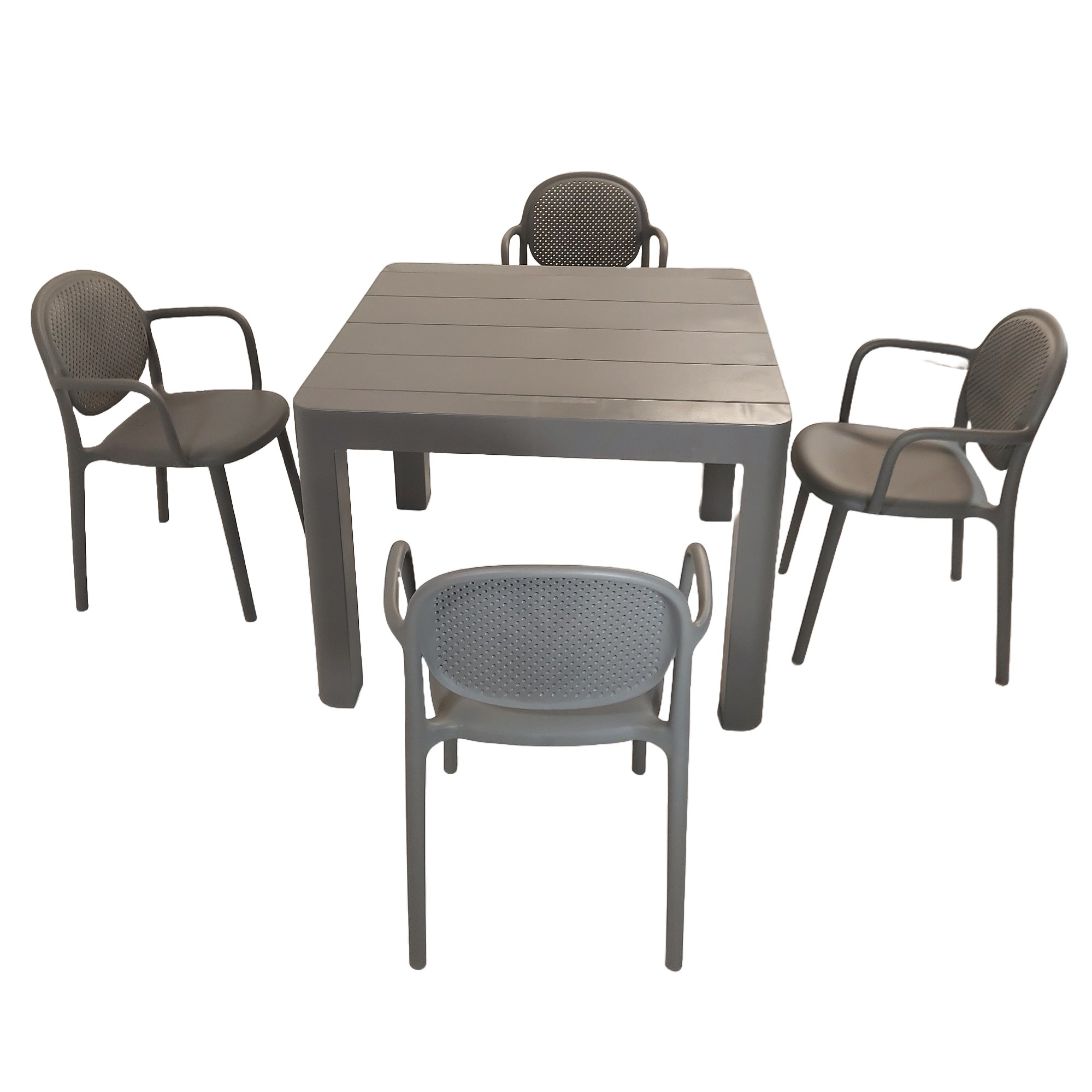 Henrik Square Dining Table With Stina Chairs Set
