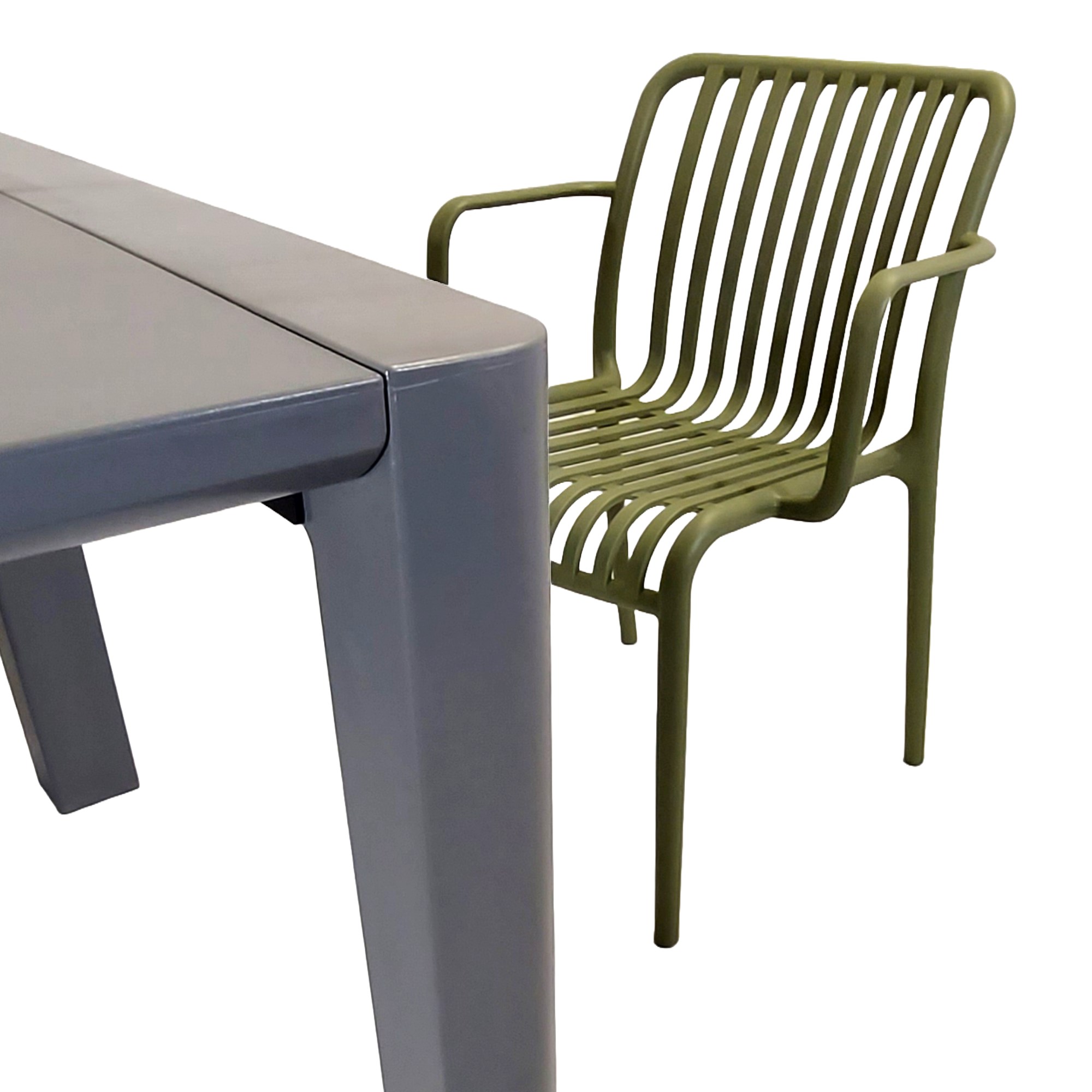 Henrik Rectangular Dining Table With Alma Chairs Set