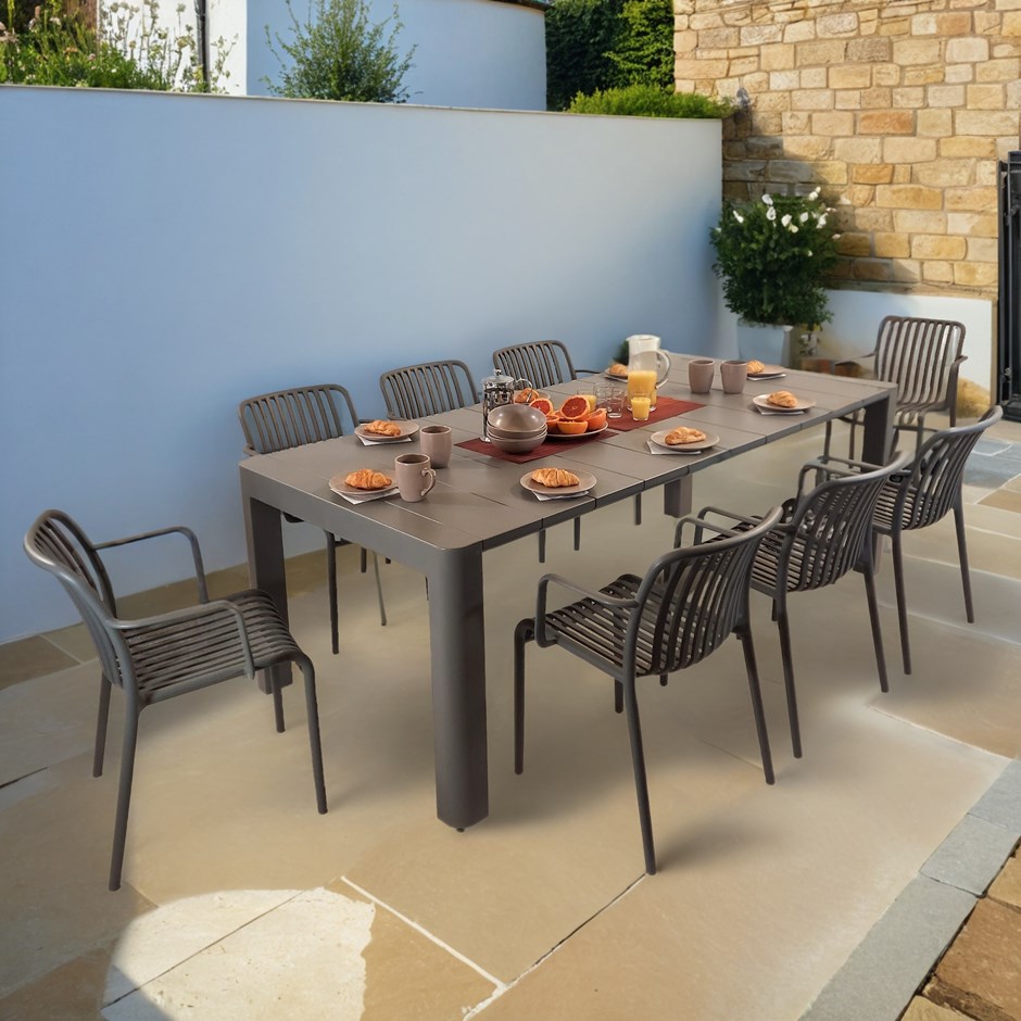 Henrik Rectangular Dining Table With Alma Chairs Set