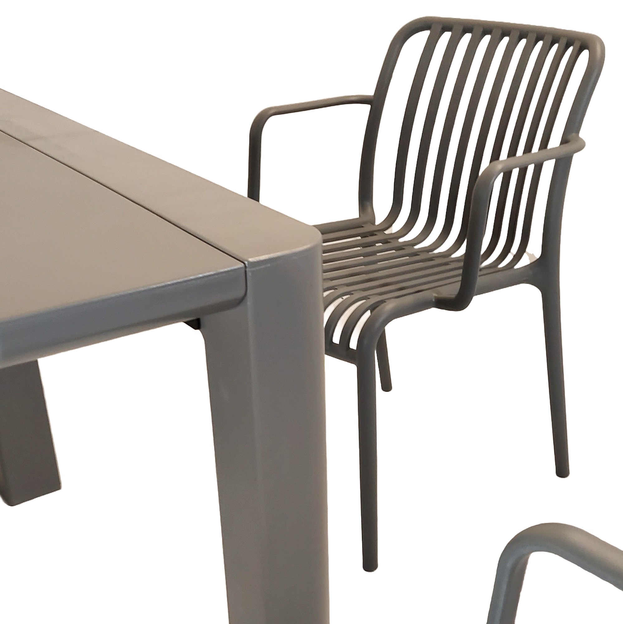 Henrik Rectangular Dining Table With Alma Chairs Set