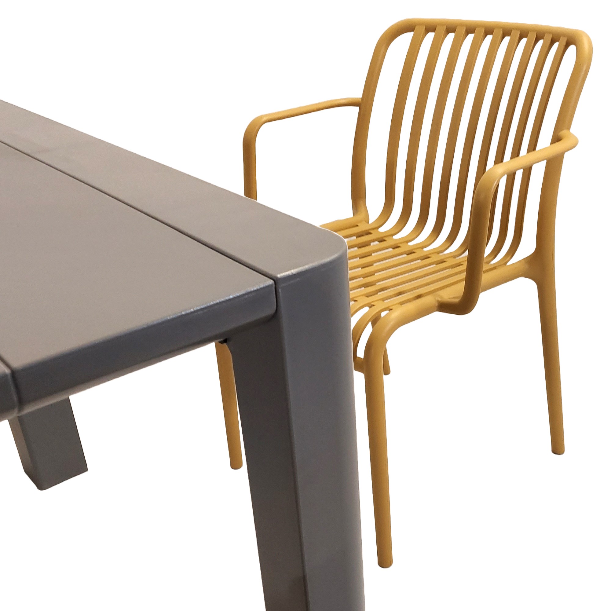 Henrik Rectangular Dining Table With Alma Chairs Set
