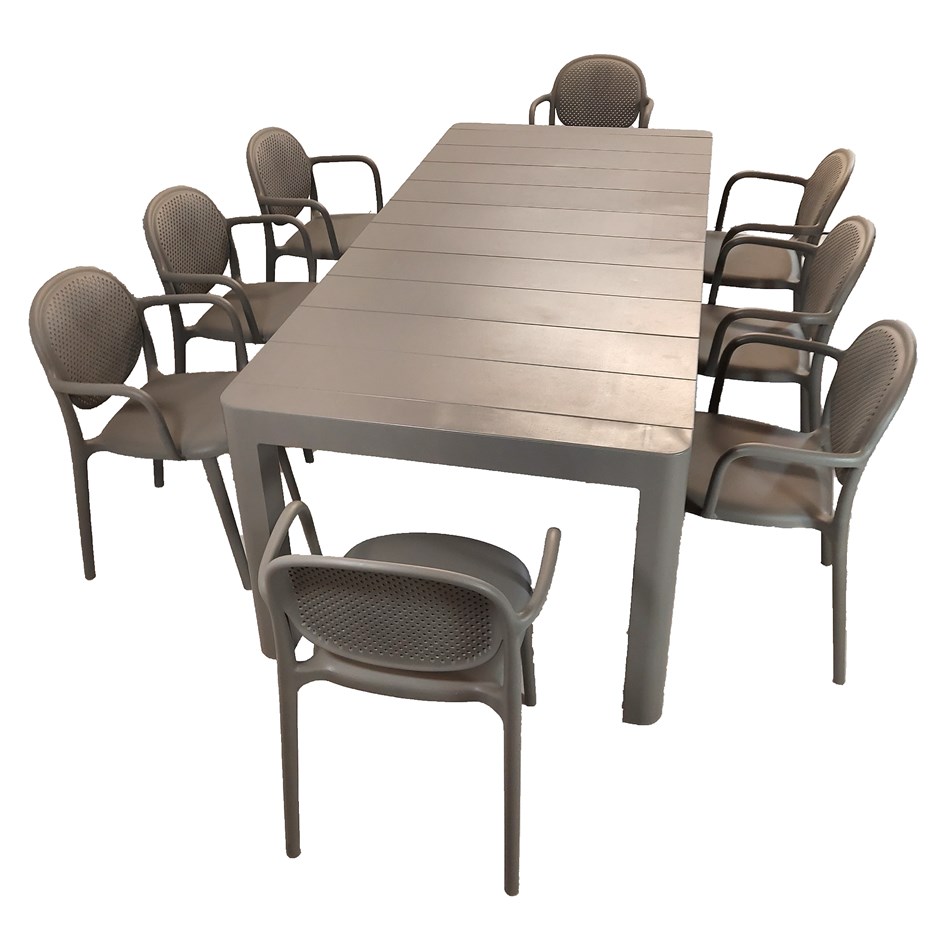 Henrik Rectangular Dining Table With Stina Chairs Set