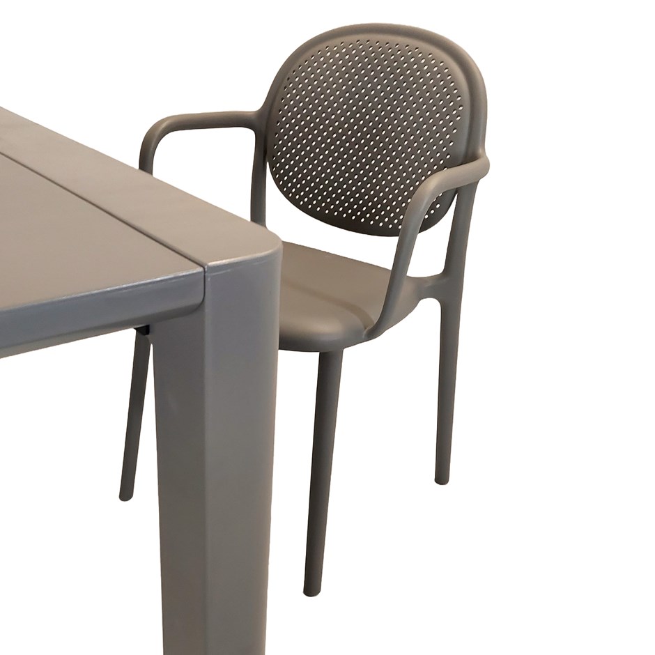 Henrik Rectangular Dining Table With Stina Chairs Set