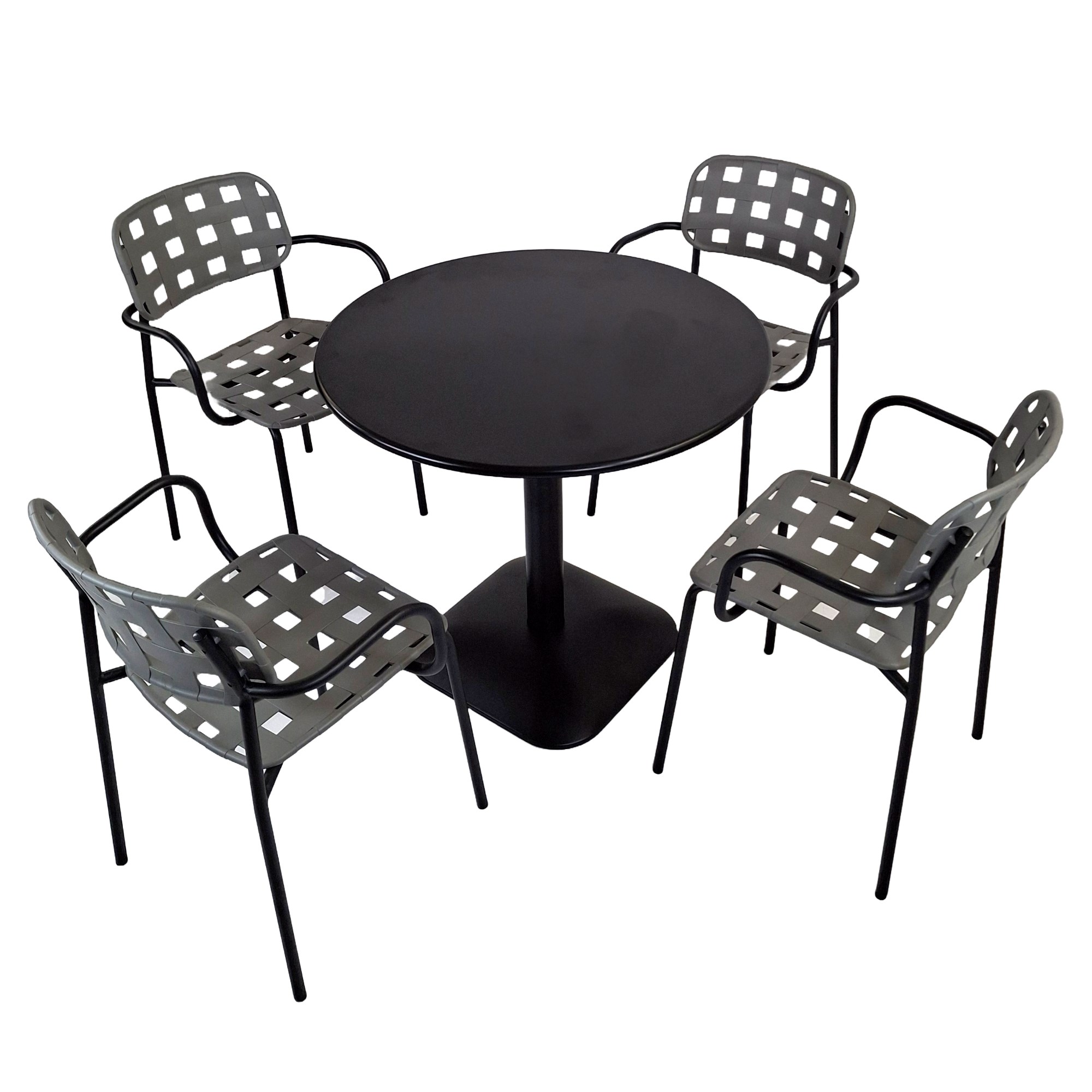 Albin Round Table With Karin Chairs Set