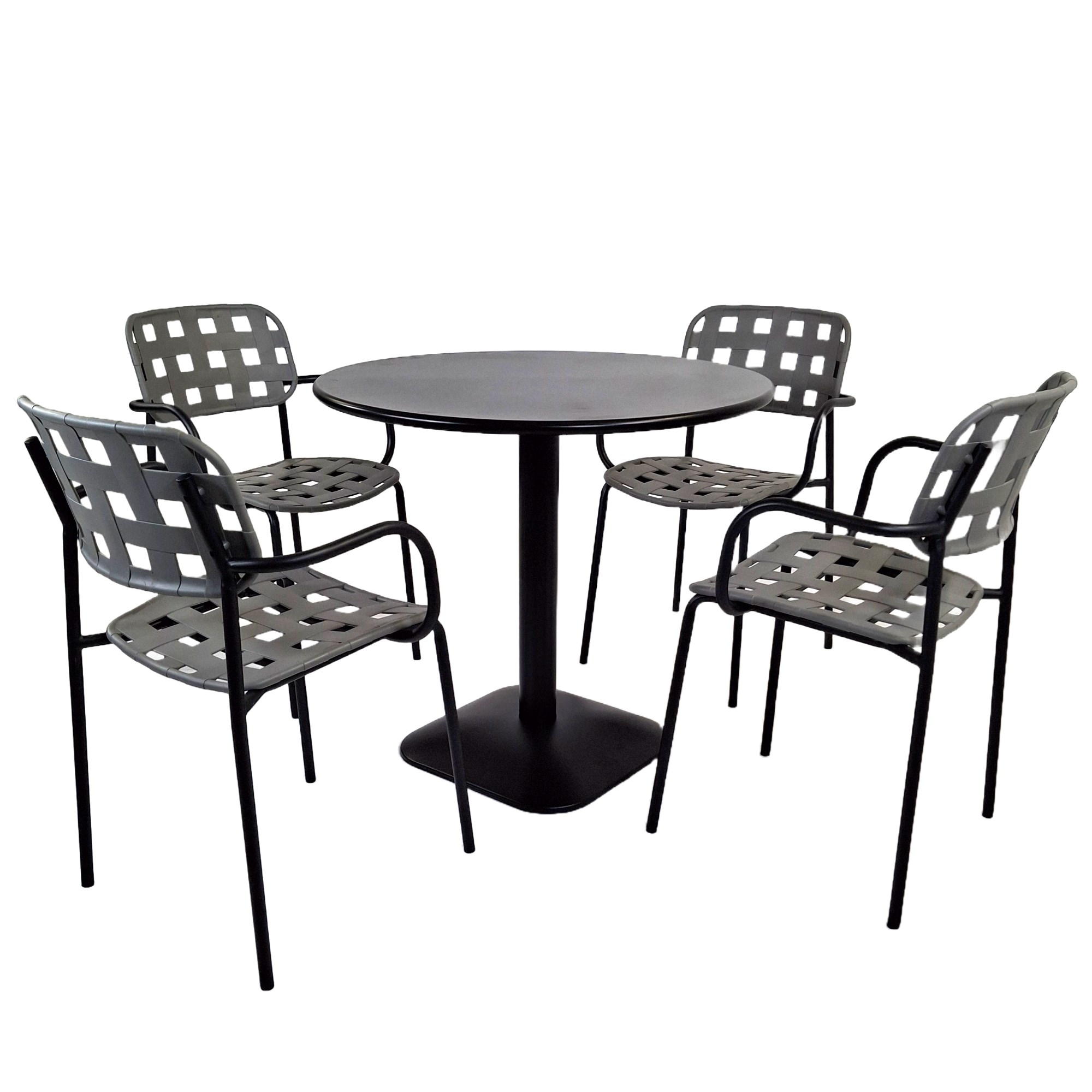 Albin Round Table With Karin Chairs Set