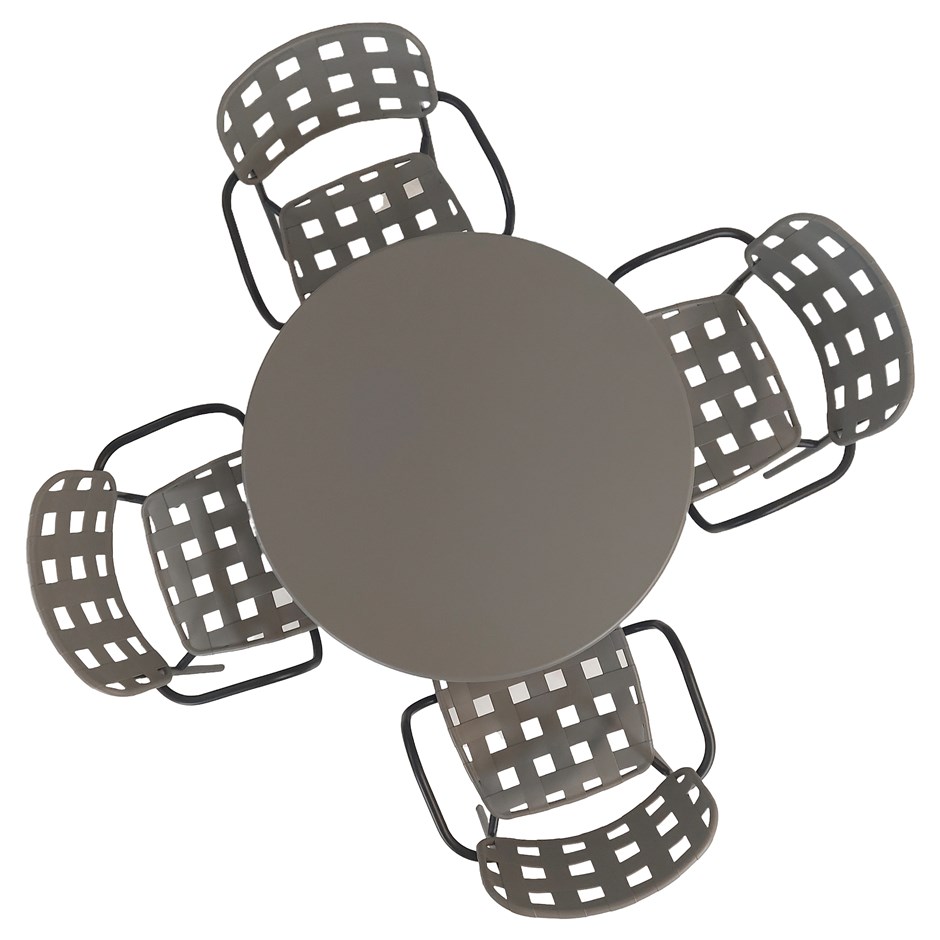 Albin Round Table With Karin Chairs Set